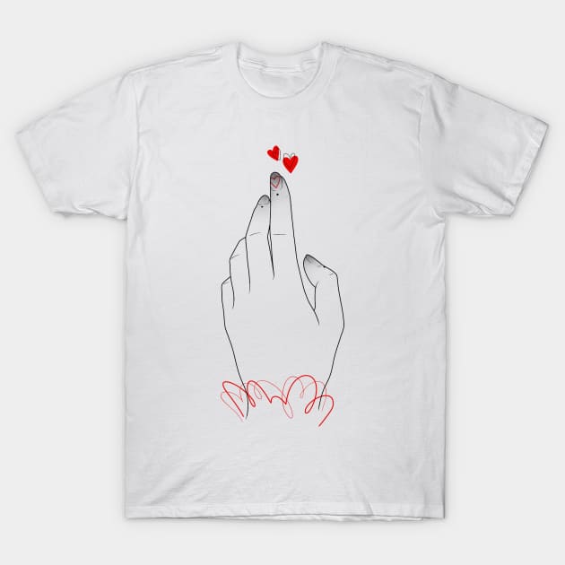 IN LOVING HANDS - lace T-Shirt by InkVee